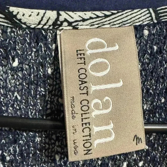 Dolan Left Coast Collection Open Knit Duster Size Medium - Picture 4 of 5